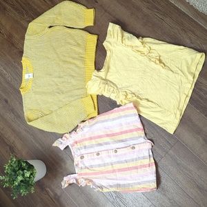 Yellow Bundle! Girls Tops M (7/8) - So cute and bright!
